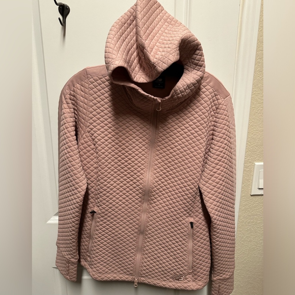 New Balance quilted Heatloft hoodie jacket
